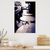 屋外カフェ，パリ，フランス ポスター (キッチン)