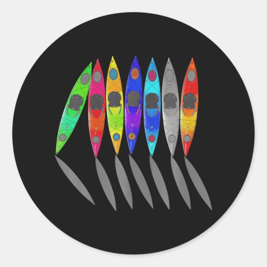 屋外カラフルアドベンチャーカヤック用カヤック ラウンドシール (正面)