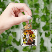 屋外キツネ キーホルダー (手)
