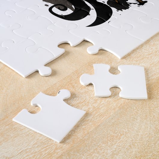 屋外キツネ ジグソーパズル (側面)