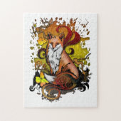 屋外キツネ ジグソーパズル (縦)