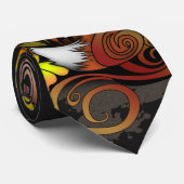 屋外キツネ ネクタイ (ロール)