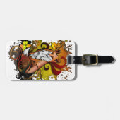 屋外キツネ ラゲッジタグ (正面横)