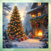 屋外クリスマスウィンドウにしがみつく ウィンドウサイン (シート3)