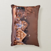 屋外クリスマスシーンを取り入れたアクセント枕 アクセントクッション (裏面(縦))