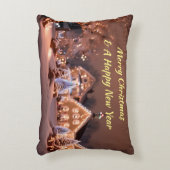 屋外クリスマスシーンを取り入れたアクセント枕 アクセントクッション (正面(垂直))