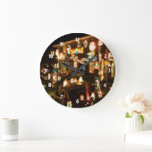 屋外クリスマスデコレーション ラージ壁時計 (ホーム)