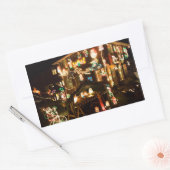 屋外クリスマスデコレーション 長方形シール (封筒)