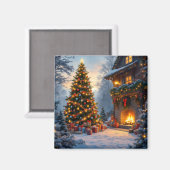 屋外クリスマスマグネット マグネット (正面/裏面)