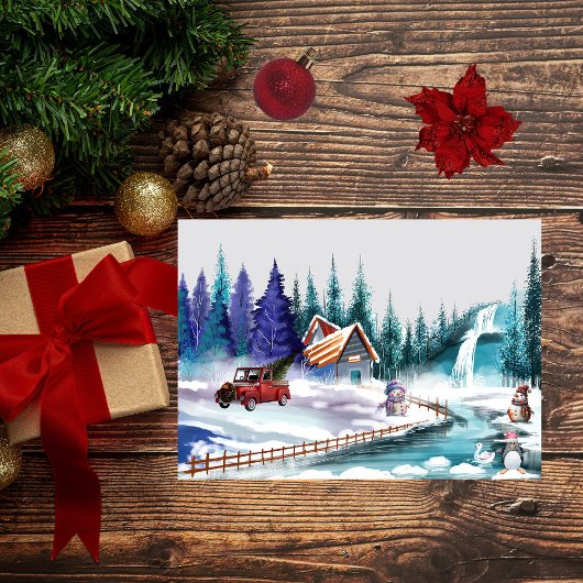 屋外クリスマス シーズンカード