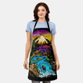 屋外シーン エプロン (着用した状態)