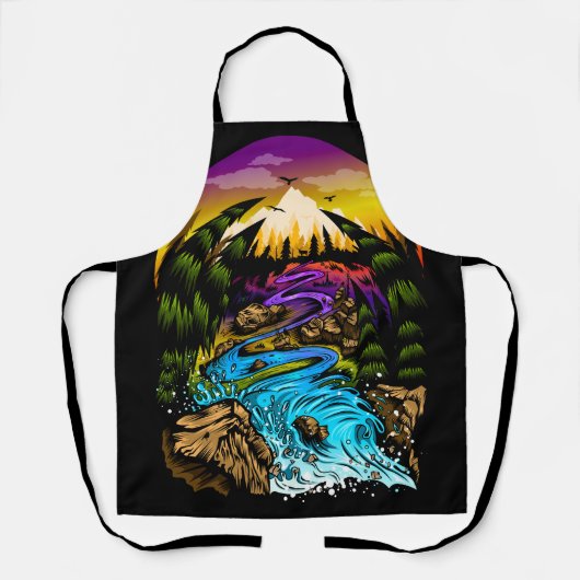 屋外シーン エプロン (正面)