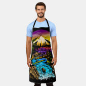 屋外シーン エプロン (着用した状態)