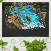 屋外シーン キッチンタオル (折り畳み)