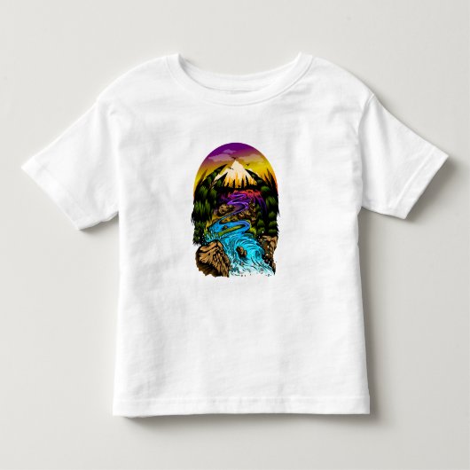 屋外シーン トドラーTシャツ (正面)