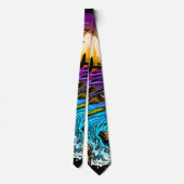 屋外シーン ネクタイ (裏面)