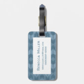 屋外ジオステップ|青い矢印のパターン ラゲッジタグ (裏面縦)