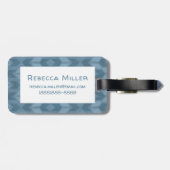 屋外ジオステップ|青い矢印のパターン ラゲッジタグ (裏面横)