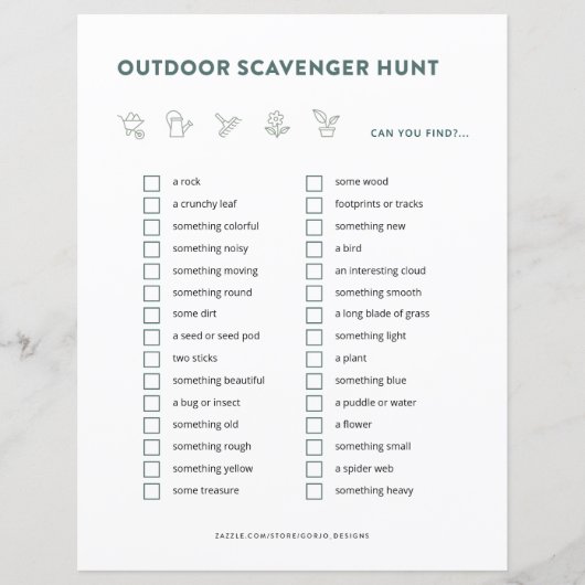 屋外スカベンジャー狩りキッズアクティビティパーティーゲーム (正面)