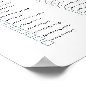 屋外スカベンジャー狩り子供アクティビティ印刷可能 ポスター (角)