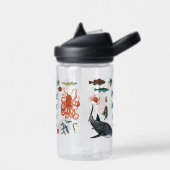 屋外スクールウォーターボトル（名前） ウォーターボトル (左面)