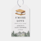 屋外スモアラブ スモアベイビーシャワーフェイバー ギフトタグ (正面)