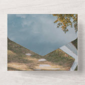 屋外セレモニー木夏のフローラ結婚ズ オールインワン招待状 (裏面)