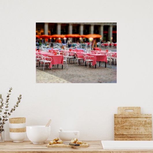 屋外ダイニング ポスター (キッチン)