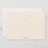 屋外ディナーパーティの招待状 招待状 (裏面)