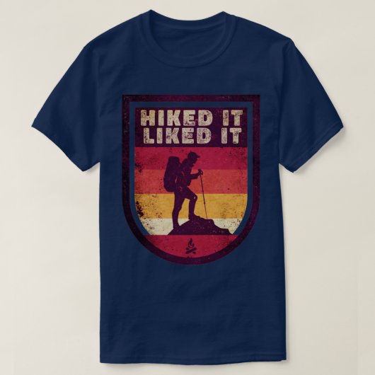 屋外ハイキングそれが気に入ったハイカーハイキング5 Tシャツ (デザイン正面)