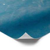 屋外バスケットボールコート外の人々 ポスター (角)