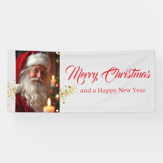 屋外バナーサンタメリークリスマス 横断幕 (横)