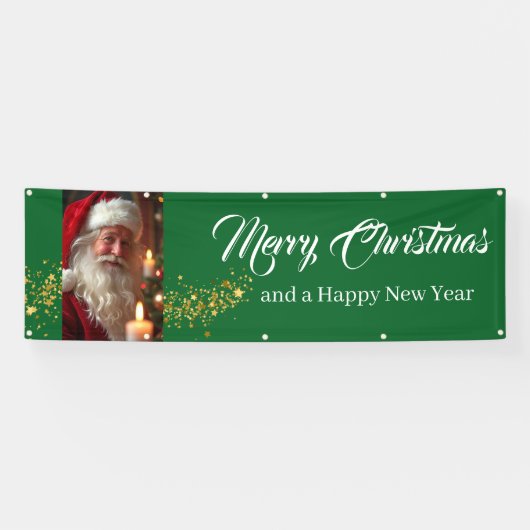 屋外バナーサンタメリークリスマス 横断幕 (横)