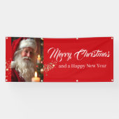 屋外バナーサンタメリークリスマス 横断幕 (横)