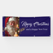 屋外バナーサンタメリークリスマス 横断幕 (横)