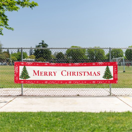 屋外バナー – メリークリスマスバナー 横断幕 (インサイチュ)