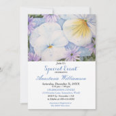 屋外パティオパーティーイベント招待状 招待状 (正面)