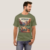 屋外パパトレイルクラシック版Tシャツ Tシャツ (正面フル)