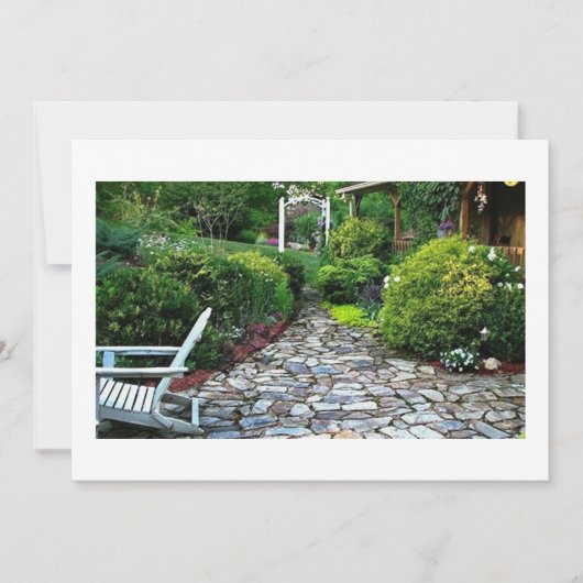 屋外パリ招待状 招待状 (正面)