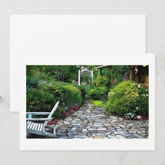 屋外パリ招待状 招待状 (正面/裏面)