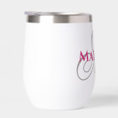 屋外パーソナライズされたワイングラス (右面)