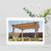 屋外パーティーのご招待 招待状 (スタンド正面)