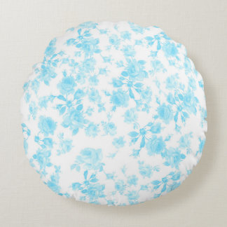 屋外ピローサンコレットジューンバラカプリブルー ラウンドクッション