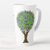 屋外ファミリートールコーヒーマグ カフェラテマグ (右アングル)