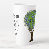 屋外ファミリートールコーヒーマグ カフェラテマグ (正面)