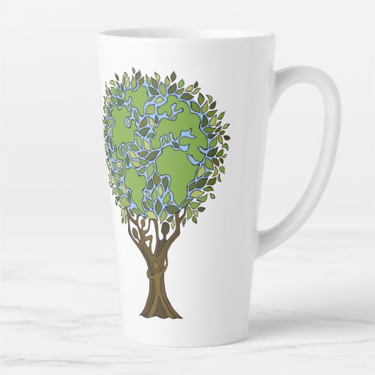 屋外ファミリートールコーヒーマグ カフェラテマグ (右)