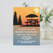 屋外ファミリー懇親会または休暇の招待 セーブザデート (スタンド正面)