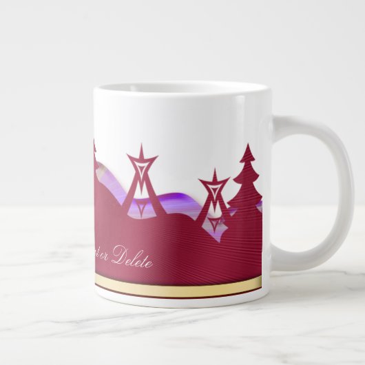 屋外フェスティバルシルエットマグ ジャンボコーヒーマグカップ (右)