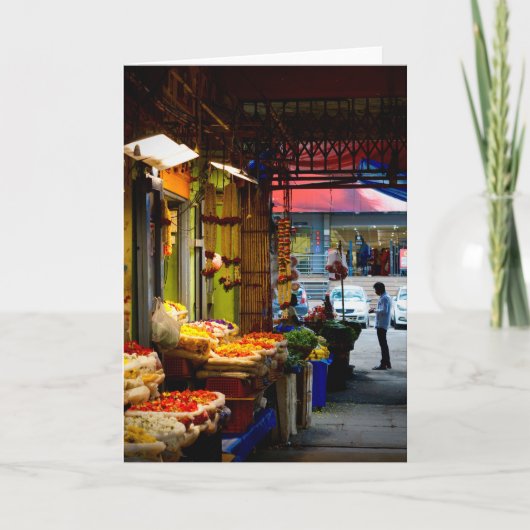 屋外フラワーマーケットカード カード (正面)