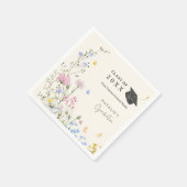 屋外フローラガーデン大学院パーティーペーパーナプキン スタンダードカクテルナプキン (角)